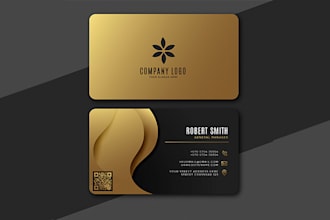 make luxury unique and elegant business card