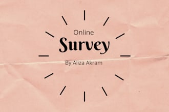 make an online survey for your business