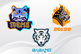 design a unique mascot and gaming logo