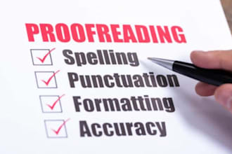 proof read for you