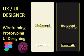 design ux ui design for mobile or desktop app