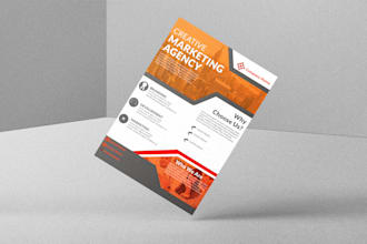 design flyers according to your theme