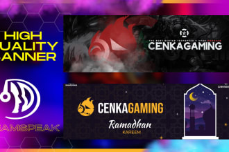 design your teamspeak server banner and icons, discord