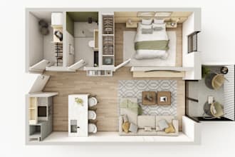 render realistic 3d floor plans