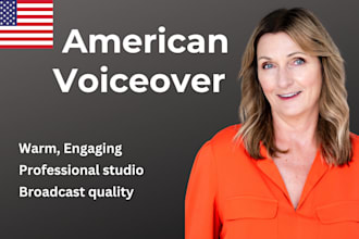 record your american female voiceover