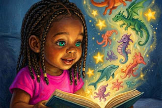 illustrate children story book illustration, children story, book illustration