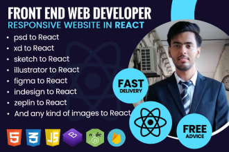 convert psd to react, xd to react, figma to react