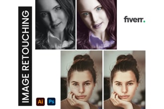 do retouching, repair, remove objects, and color correction in 6 hours