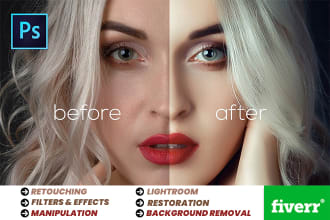 product editing and manipulation retouching