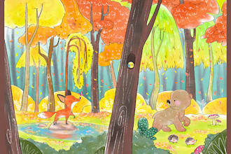create storybook illustrations for children