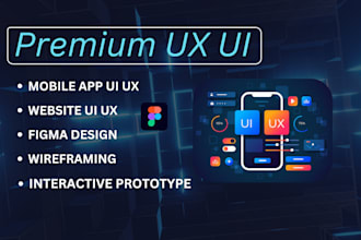design complete ui ux from wireframes to prototype in figma