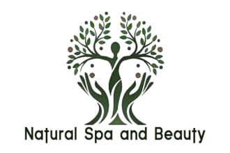 make a natural spa and beauty logo design