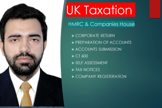 prepare and file UK company accounts and corporation tax return to hmrc