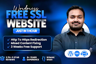 install SSL certificate,force http to https or fix SSL wordpress in 1 hour
