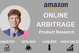 do amazon USA product research for online arbitrage