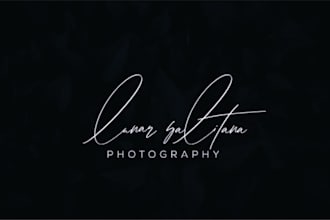 design unique signature photography logo design
