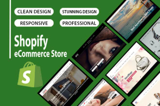 build shopify dropshipping store or shopify website design