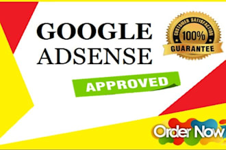 design google adsense approved niche website