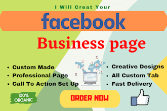 setup and creation an attractive facebook business page