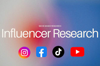 do social media influencer research for influencer marketing