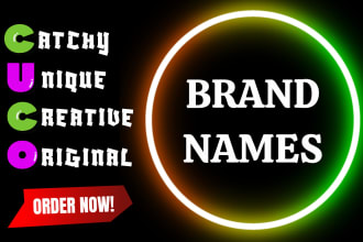 create stunning names for your brand, business and company