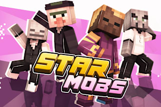 design the best keyart for minecraft marketplace