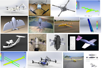 do aircraft design, vtol uav design, drone design and aerospace engineering work