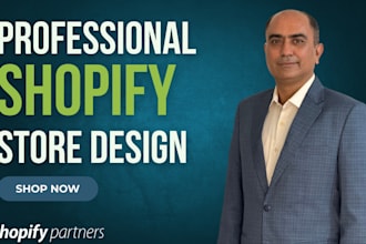 design or redesign shopify website or dropshipping store