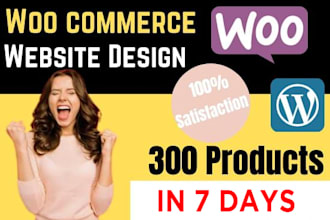 design modern wordpress woo commerce website or online shop