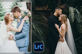 cull and edit wedding pictures in ligthroom