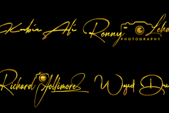 do photography logo signature or watermark