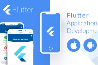 develop android and ios app in flutter