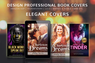 design book cover ebook cover with 3d mockups