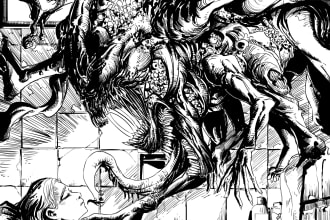 draw illustrations comic book art design characters