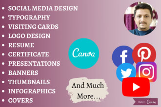 design creative motivational typography quotes, social media posts in canva pro
