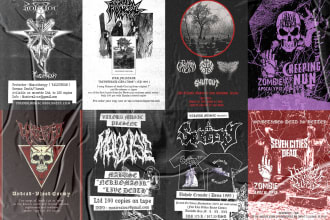 design poster and flyer for band or music event