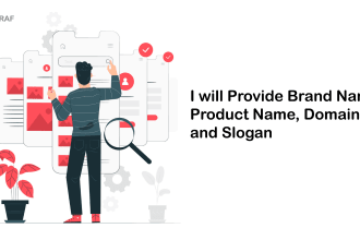 develop brand name, product name, domain name and slogan