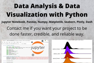 do python data analysis data visualization in jupyter notebook
