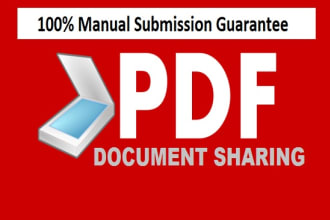 do PDF submission to top 50 document sharing sites
