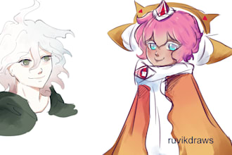 draw anime style sketches