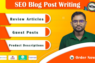 be your SEO blog content writer with on page optimization