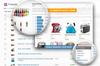 install, modify, create, woocommerce estore site