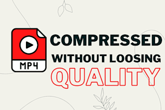 compress or reduce the file size of your video