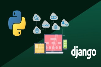 develop you backend using python in flask or django