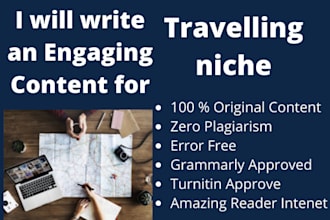 write engaging content for traveling niche