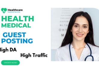 health and medical guest posting service