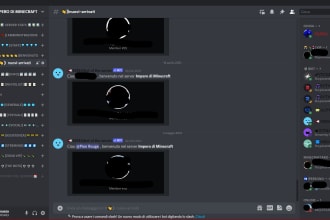 create professional discord server for you