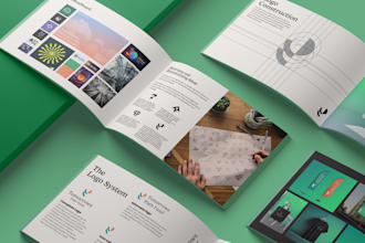 design brand identity with a full brand kit