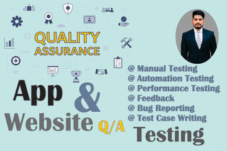 do QA manual and automation testing for websites and apps
