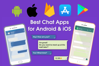 build a chat app and call app for android and ios using flutter